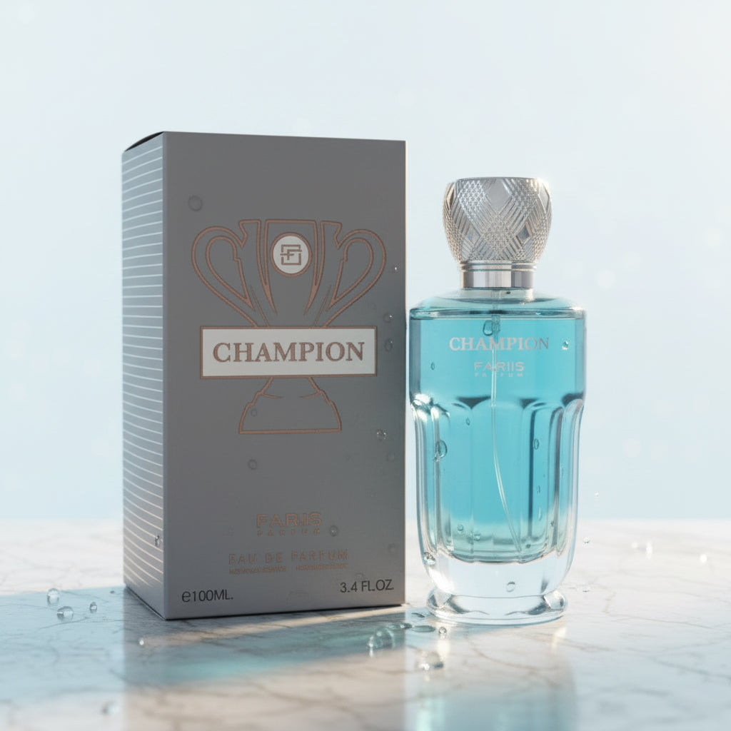 Eau de Parfum Champion par FARiiS (100ml) – L’Essence de la Victoire pour Homme