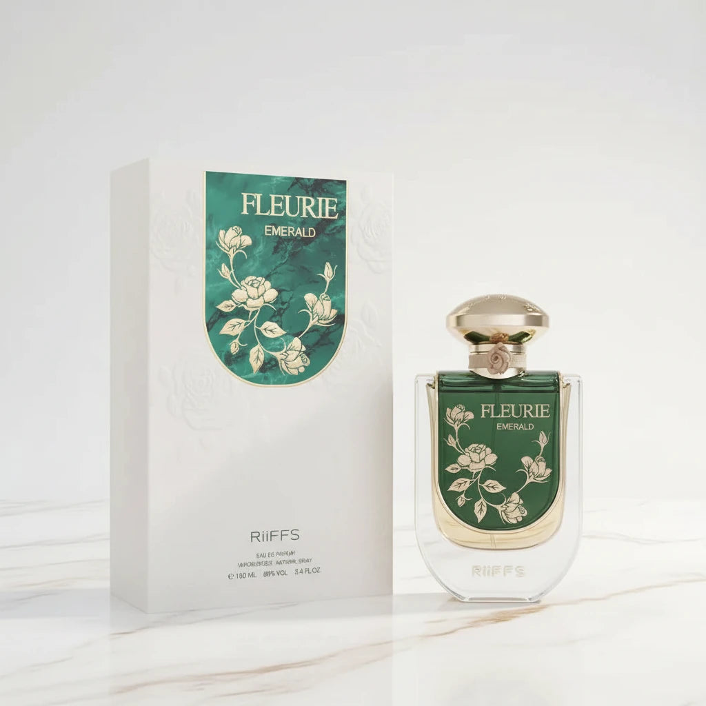 Eau de Parfum Fleurie Emerald par RiiFFS – Parfum Oriental Gourmand Femme