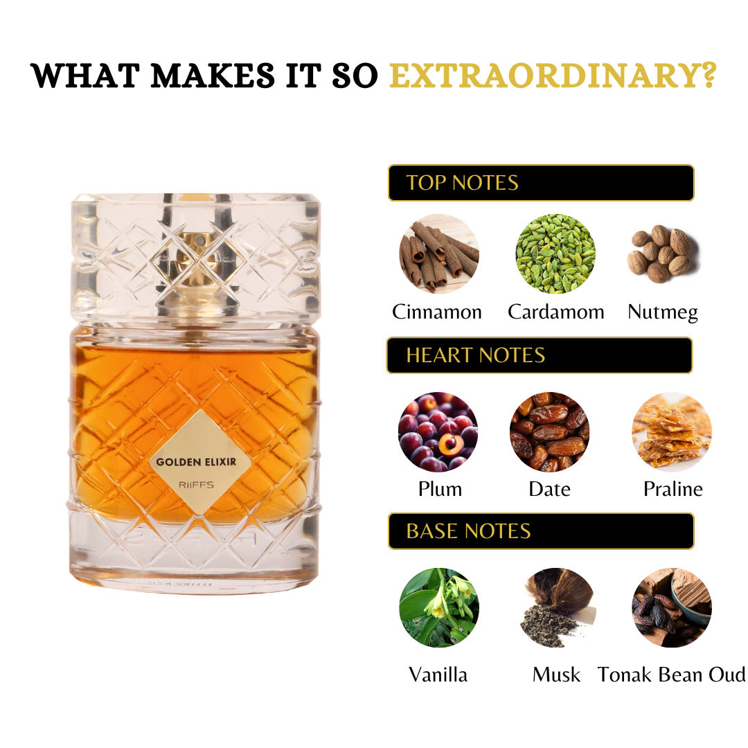Riiffs Golden Elixir - Extrait de Parfum 100ml