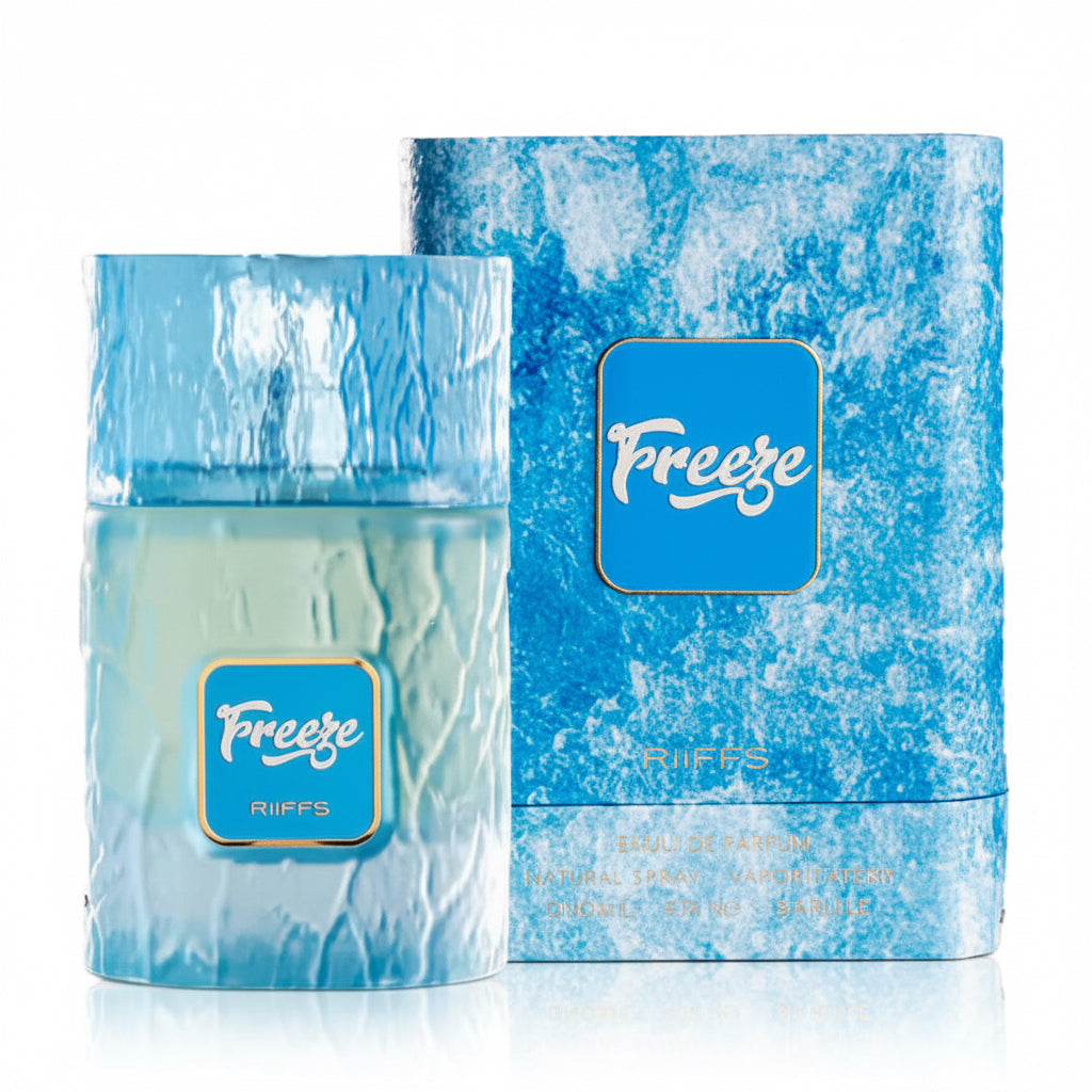 Freeze par Riiffs – Extrait de Parfum Givré & Frais (Flacon Iceberg 100 ml)