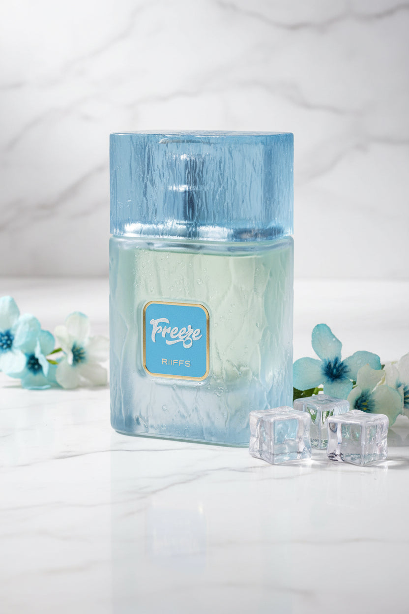 Freeze par Riiffs – Extrait de Parfum Givré & Frais (Flacon Iceberg 100 ml)
